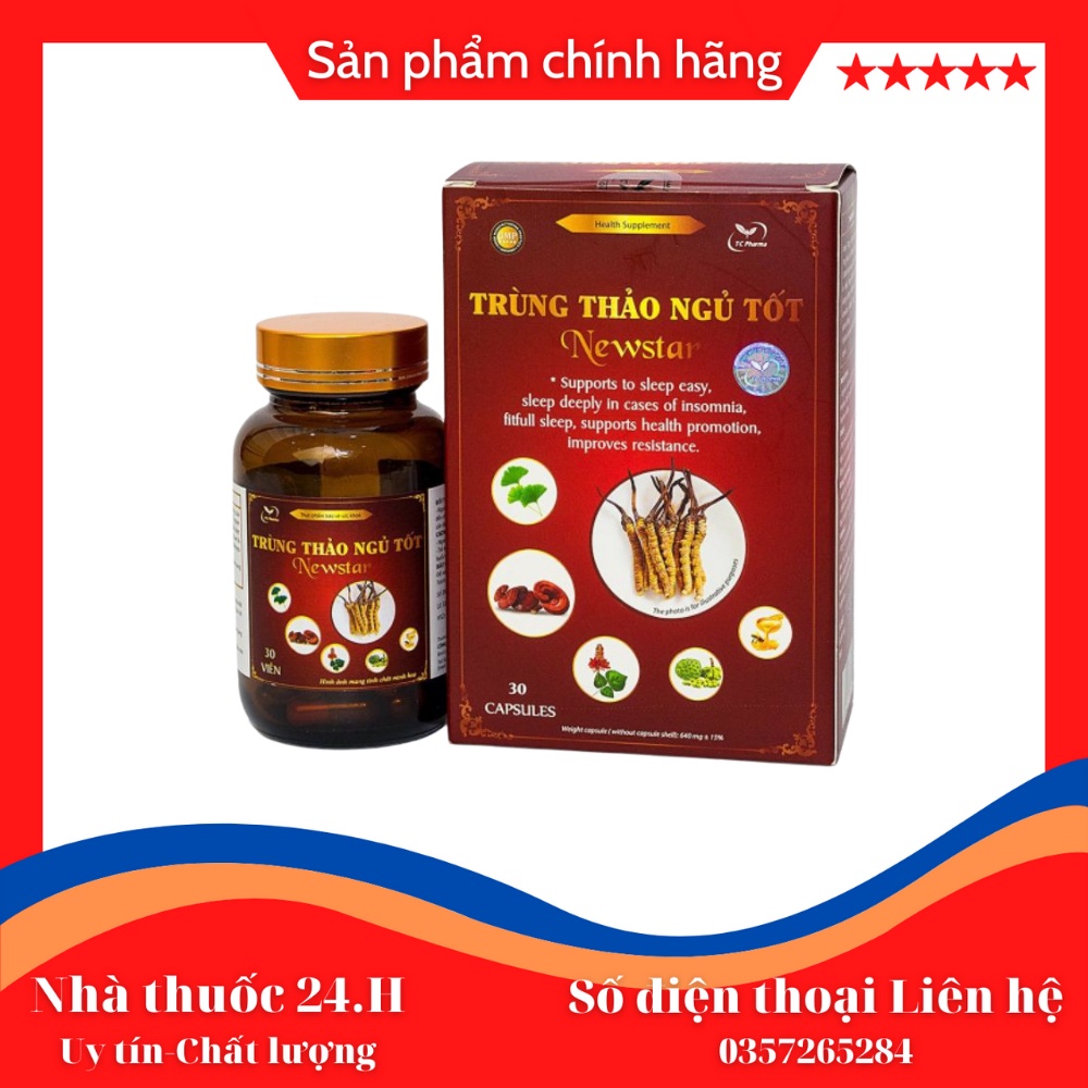 TRÙNG THẢO NGỦ TỐT ⚡Hỗ trợ cải thiện giấc ngủ, tăng cường sức đề kháng cho cơ thể⚡