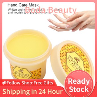 [READY STOCK] Mặt nạ làm trắng dưỡng ẩm da tay chiết xuất sữa mật ong 120g