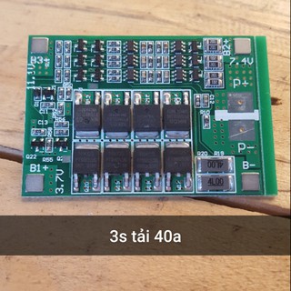 Mạch Bảo Vệ Pin -- 12.6v 40A
