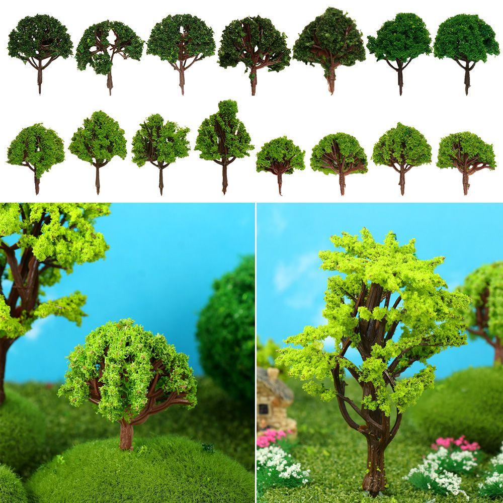 LAKAMIER Mô Hình Cây Nhựa Trang Trí Phong Cảnh Độc Đáo
