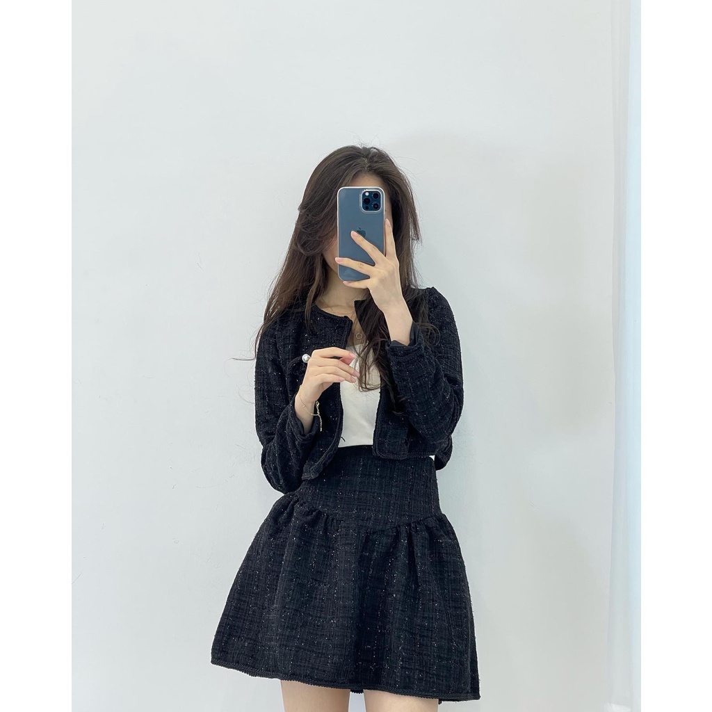 ( FREESHIP) Set dạ kim tuyến hàng quảng châu Miho house