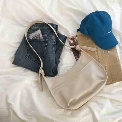 Túi đeo chéo nữ da trơn thời trang Alice House, túi đeo vai cute da mềm phong cách Hàn Quốc