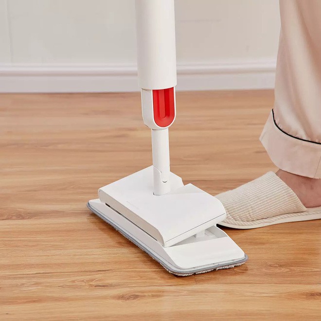 Cây lau nhà kiêm máy quét bụi Deerma Sweep Mop DEM-TB900 2 trong 1 tiện lợi- Minh Tín Shop