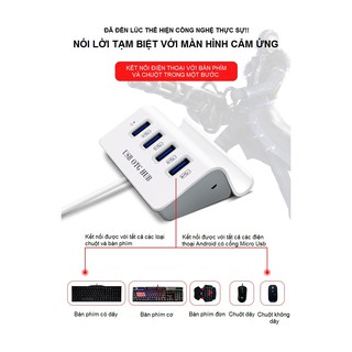 Bộ Chia 4 Cổng USB OTG HUB Chuẩn Type-c
