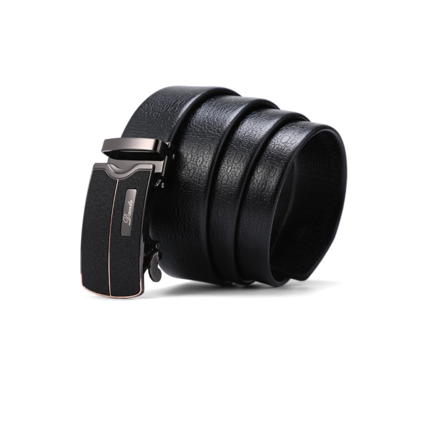 Thắt lưng nam da bò nguyên chất mặt khóa tự động hợp kim cao cấp