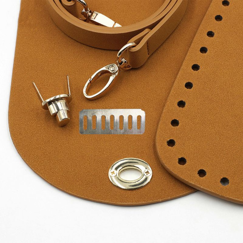 Set 3 Dây Da Nhân Tạo Thêu Túi Xách Đeo Vai DIY