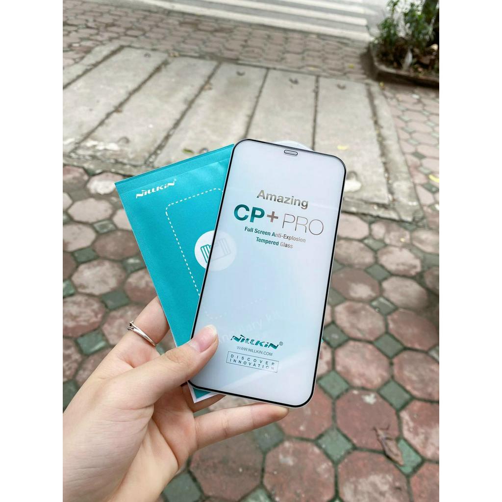 Kính cường lực iPhone 14/ 14 Plus/ 14 Pro/ 14 Pro Max/ 13 Pro Max/ 12 Pro Max 11 Full màn hình CP+PRO Nillkin chính hãng