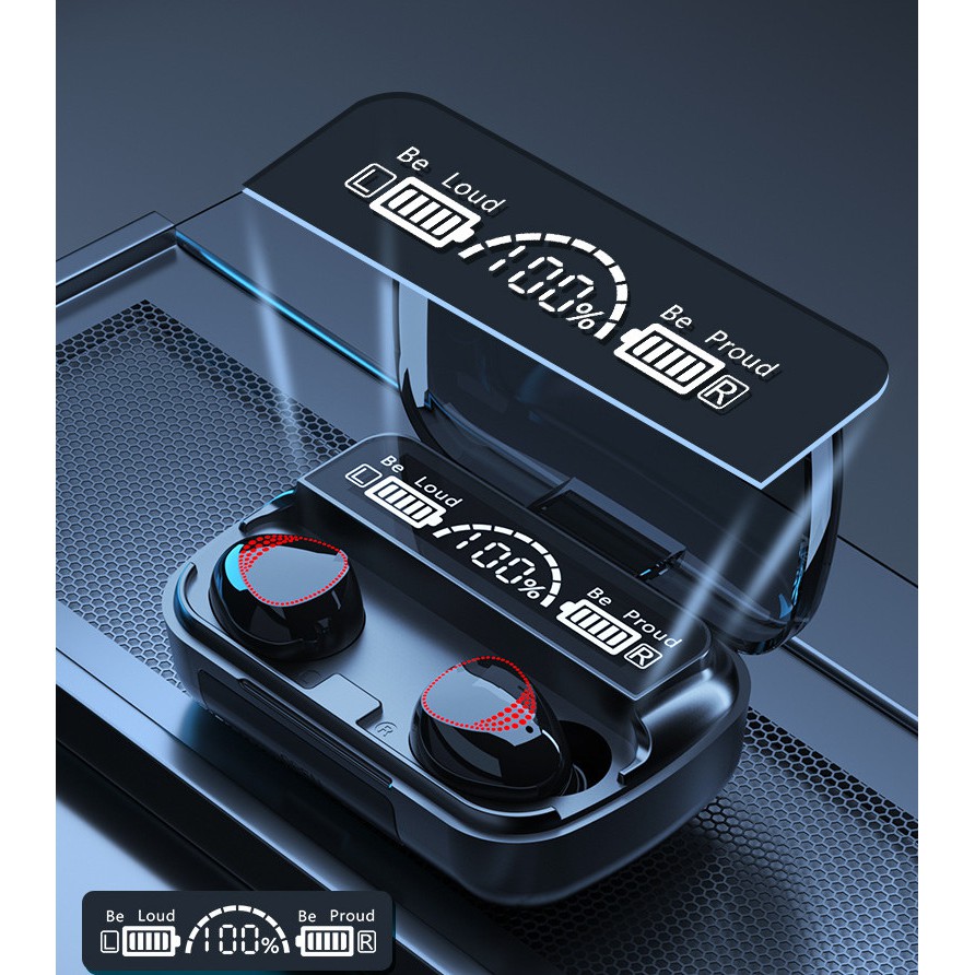 Tai Nghe Bluetooth M10 Nút Cảm Ứng Bản Pro Nâng Cấp Âm Thanh Đỉnh Cao Pin 3500mah Hỗ Trợ Mọi Dòng Máy