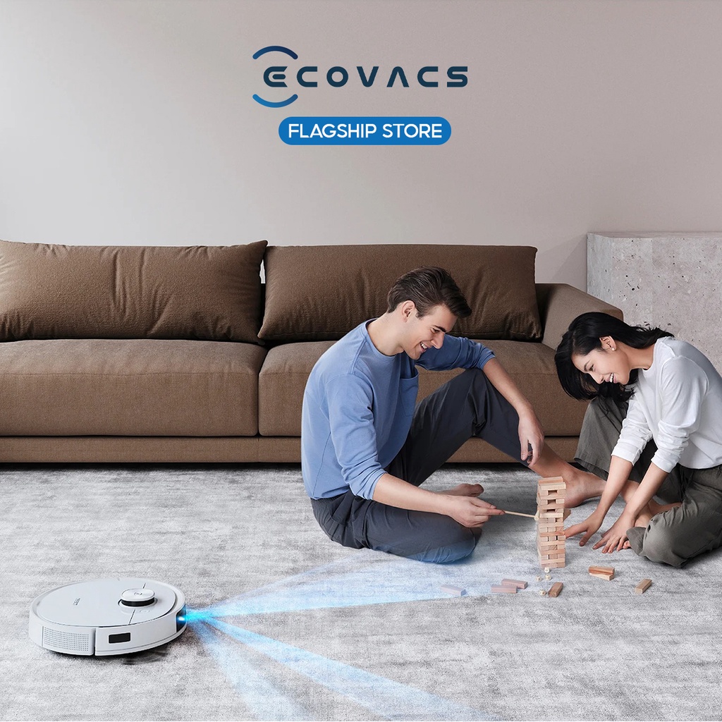 Robot Hút Bụi Lau Nhà Ecovacs Deebot T9 - Lực Hút Mạnh Mẽ 3000Pa, Bản Quốc Tế Chính Hãng Tặng Sáp Thơm