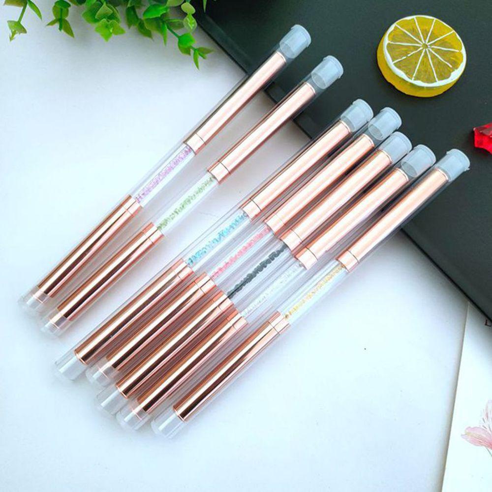 ZAIJIE24 Bút Sáp Hai Đầu Đính Pha Lê Lấp Lánh