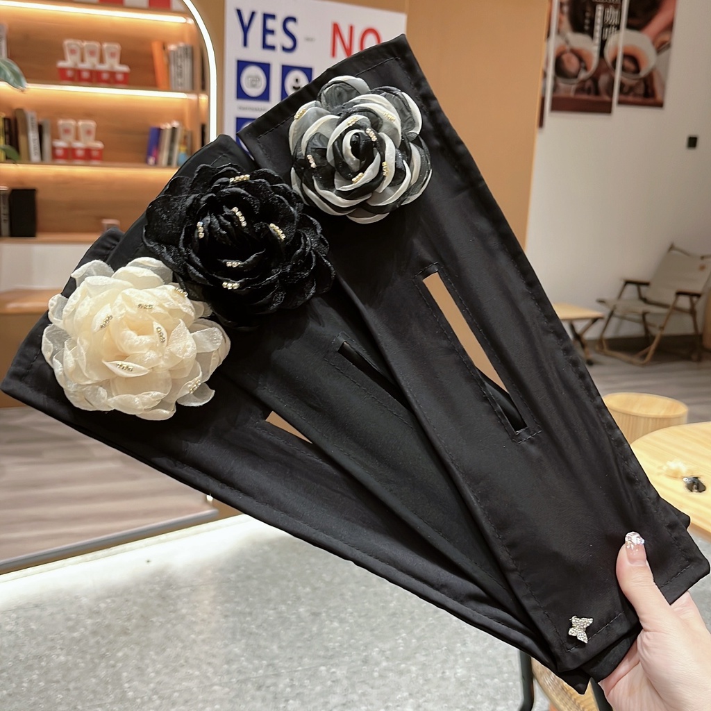 Phụ Kiện Búi Tóc Hình Hoa Mềm Mại 2022 Cho Người Lớn