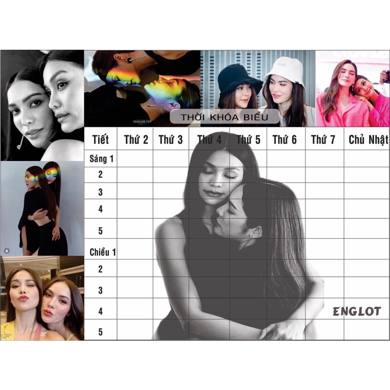 Thời Khoá Biểu Cặp Đôi ENGLOT