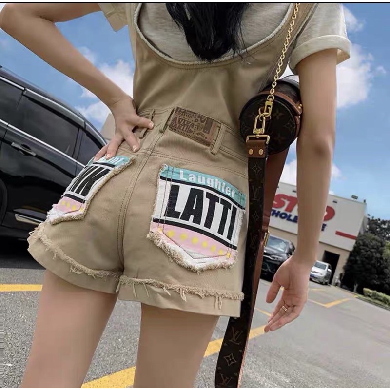 yếm đùi jeans