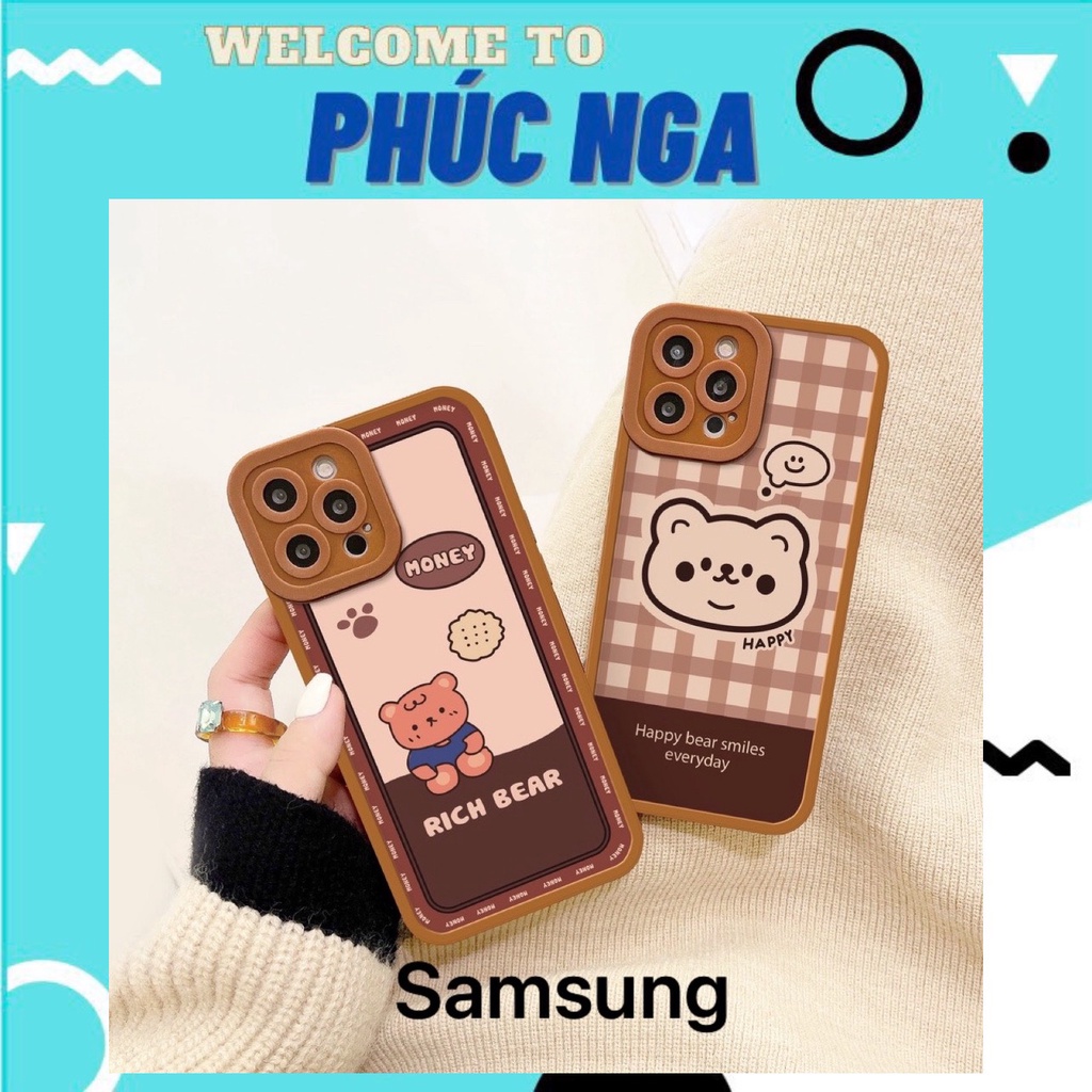 Ốp lưng cạnh vuông lỗ camera Samsung A12/M12/A12 5G/A22 4G/M22/M32/A32 4G/A52/A52S/A52 5G/A23 4G