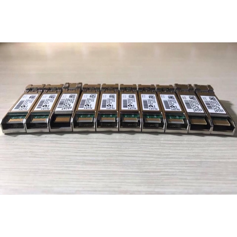 Mô đun quang Cisco SFP-10G-SR, Kết nối LC, bước sóng 850nm, 2 cores, Multimode, truyền dẫn 2Km