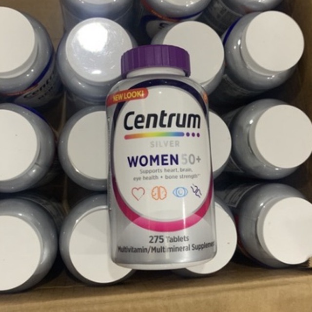 Viên uống Vitamin Silver Centrum dành cho Nữ trên 50 tuổi
