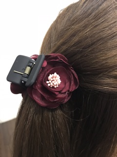 KẸP càng cua gắp tóc hoa handmade 5 răng