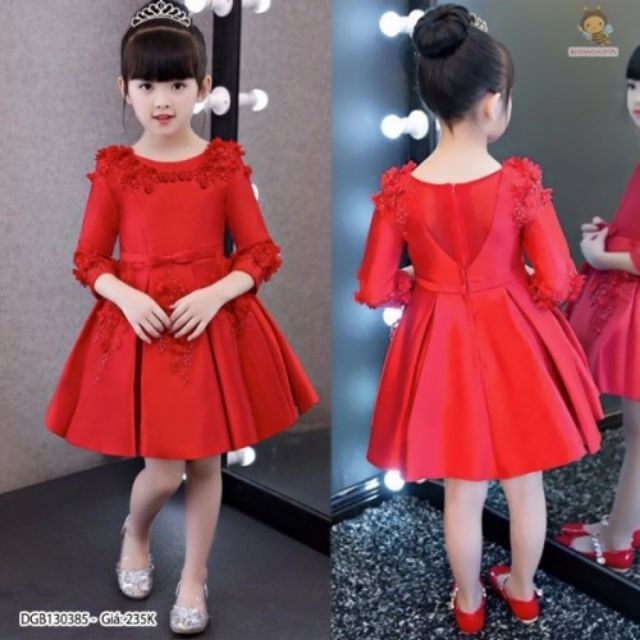 Đầm phi ren bé gái