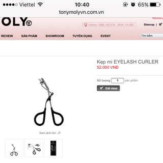 Kẹp mi eyelash curler