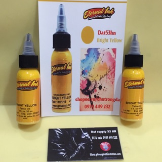 Mực xăm Eternal mầu Bright Yellow