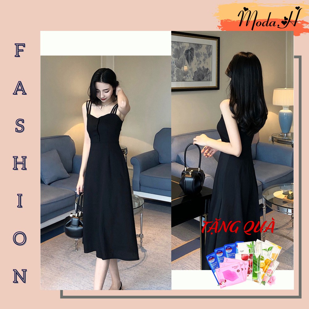 Váy Nữ, Váy 2 Dây Sexy, Quyến Rũ Dáng Xoè Gợi Cảm Moda.H | BigBuy360 - bigbuy360.vn