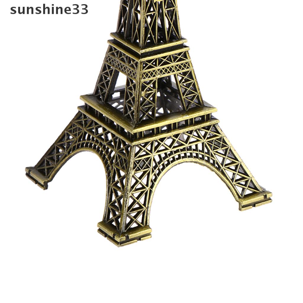 Mô hình tháp Eiffel bằng đồng phong cách cổ điển để trang trí bàn làm việc