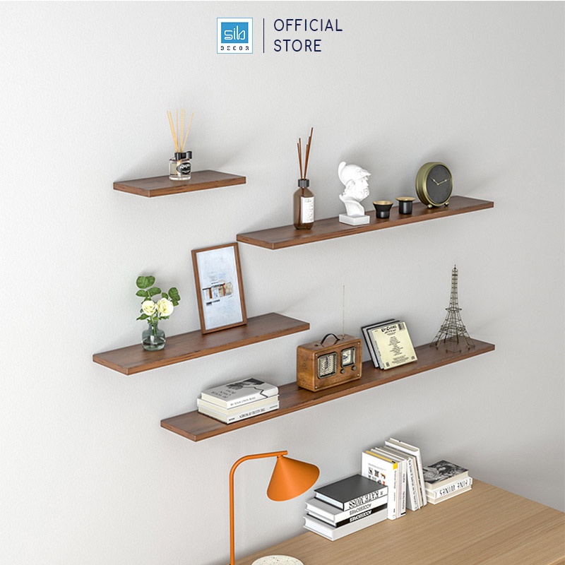 Kệ Trang Trí Treo Tường Thanh Ngang Dài 60cm Thương Hiệu SIB Decor