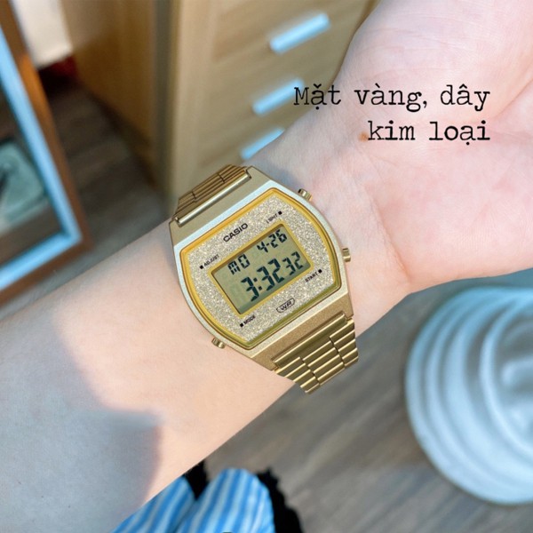 Đồng hồ nữ dây kim loại Casio Standard chính hãng Anh Khuê B640WGG-9DF