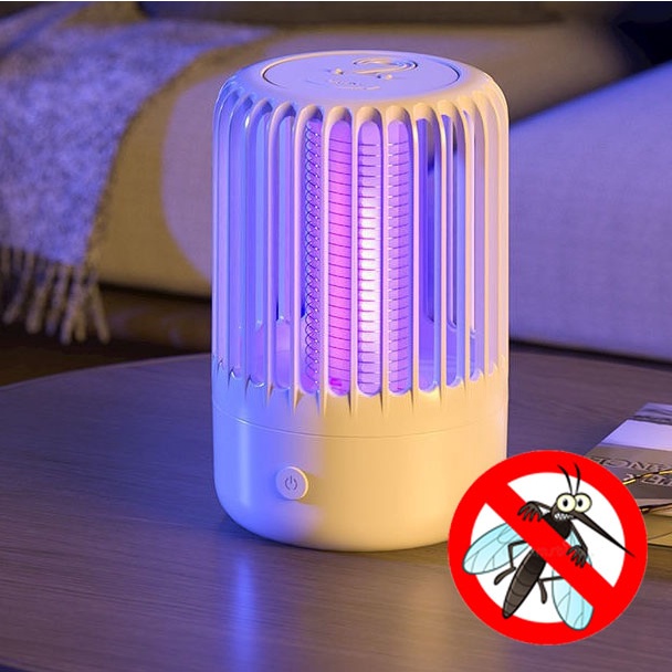 Đèn bắt muỗi hình trụ cổng Usb - Máy bắt muỗi ruồi thông minh diệt côn trùng bảo vệ sức khỏe gia đình