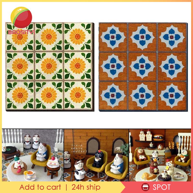 [Baosity1] Thảm Lót Sàn Nhà Búp Bê Tỉ Lệ 1 / 12