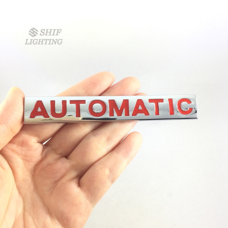 Đề can in chữ AUTOMATIC dùng để trang trí xe ô tô