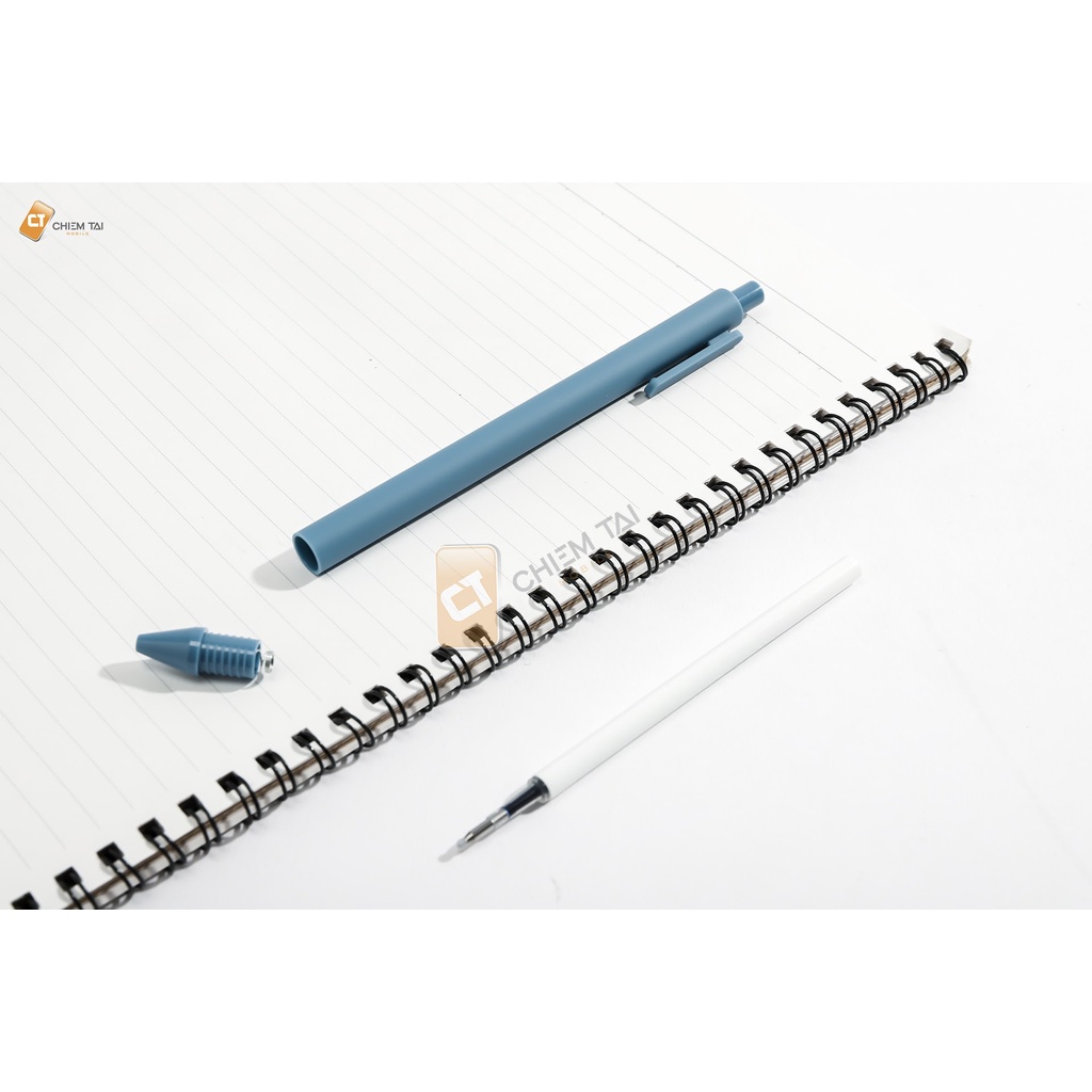 Hộp bút bi gel nước 5 màu, 10 màu KACO Pure K1015