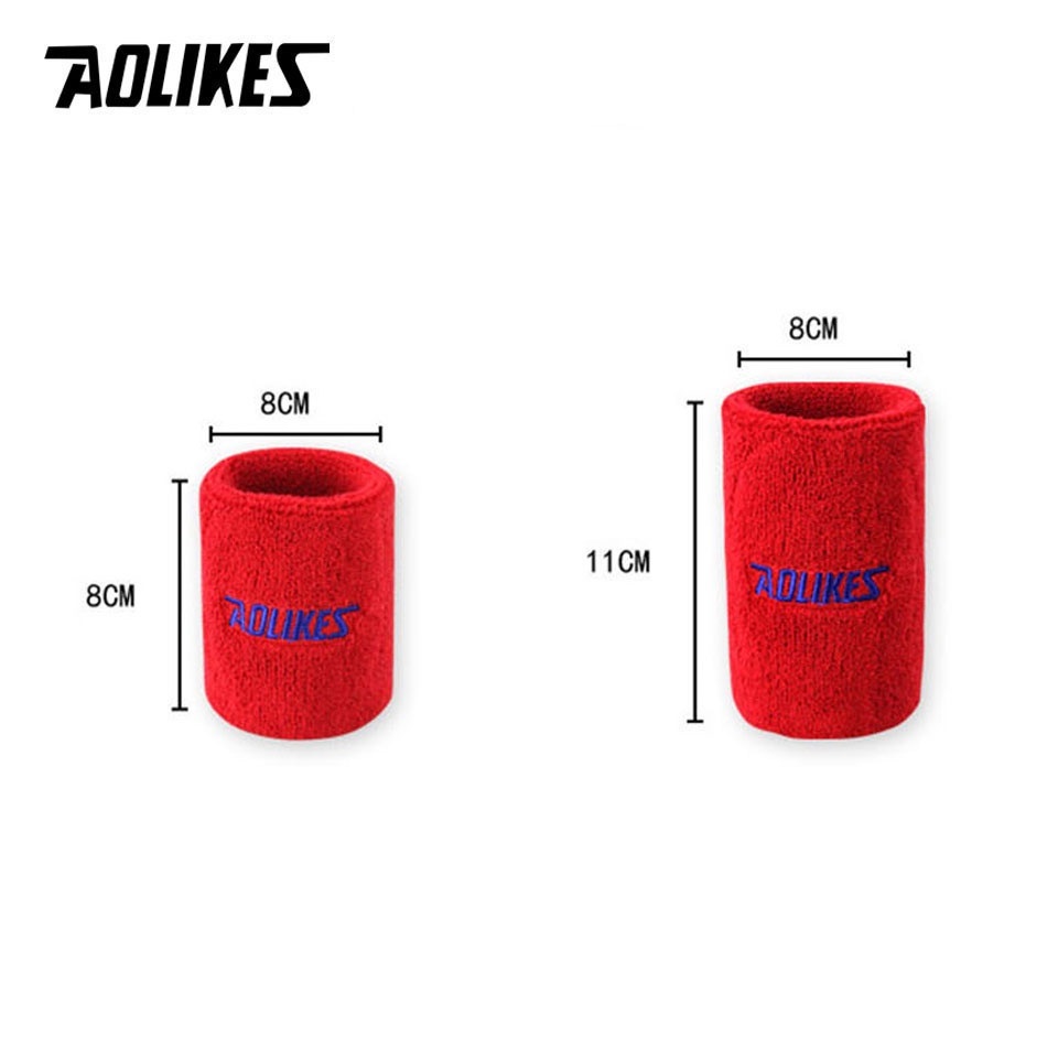 Băng Cổ Tay, Băng Đô  Chặn Mồ Hôi Tay Chơi Thể Thao, Tập Gym, Tennis Aolikes 0235  Chính Hãng