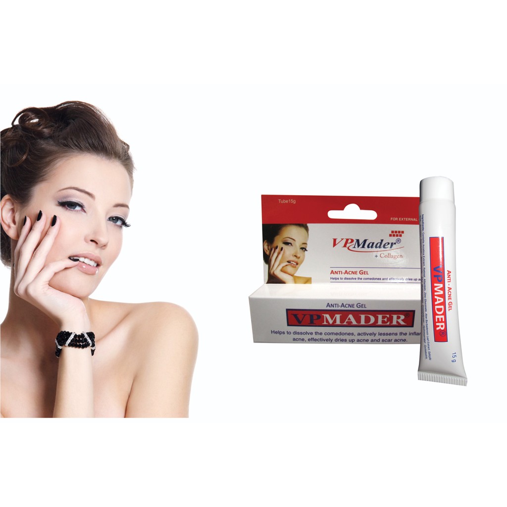 [ Chính Hãng ] Gel Dưỡng Trắng Da Collagen Giảm Mụn Ở Mặt Và Ở Lưng Trẻ Hóa Da Dưỡng Ẩm – VPMADER – VP MADER 15G