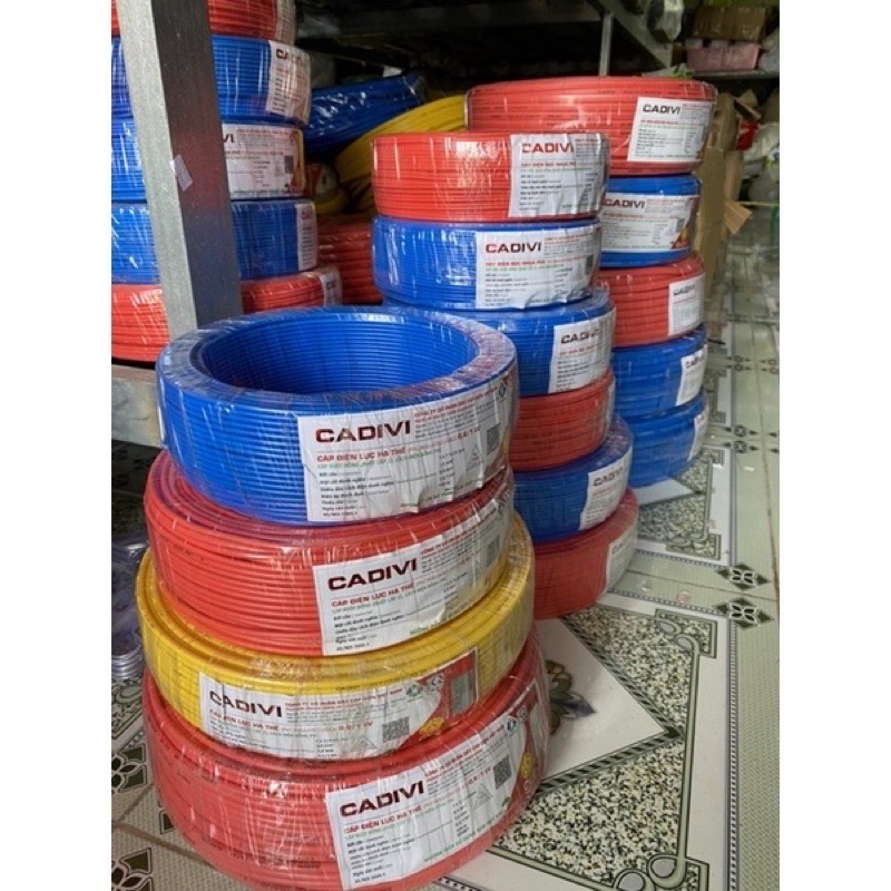 Dây cáp điện đơn Cadivi CV 1.5, 2.5, 4.0, 6.0