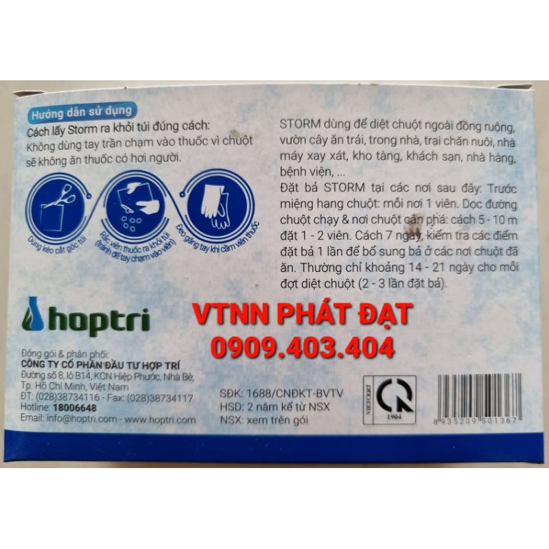 Thuốc Diệt Chuột Thế Hệ Mới STORM ( Gói 20 Viên)