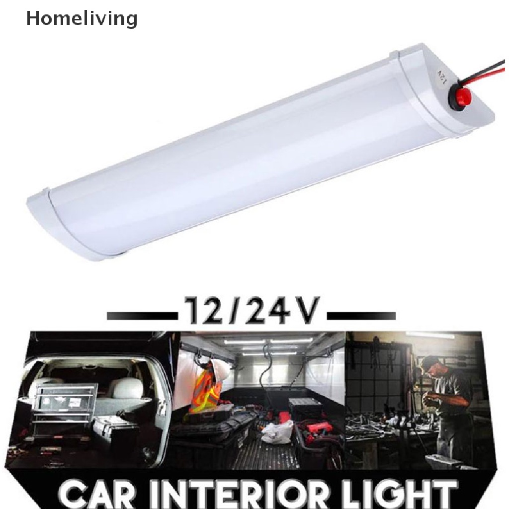 Đèn Led 72 Bóng 12 / 24V Gắn Trần Xe Hơi / Xe Tải
