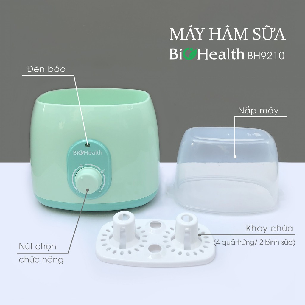 Máy hâm sữa điện đơn- điện đôi BioHealth