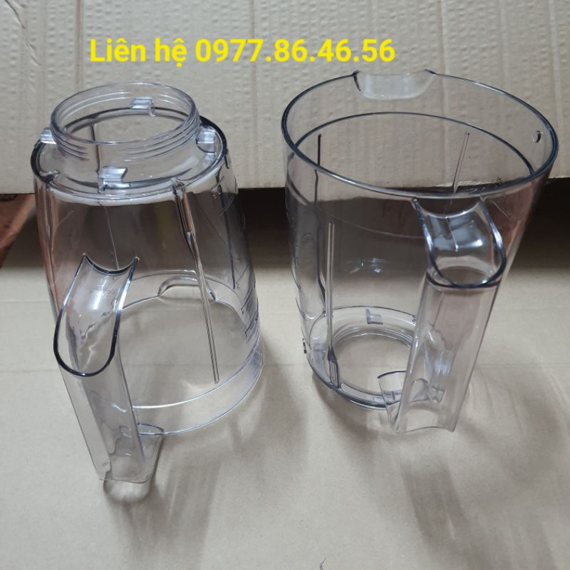 Cốc cối ca sinh tố nhựa dùng cho máy xay sinh tố Philips HR2100 HR2102 HR2104 HR2106 HR2108