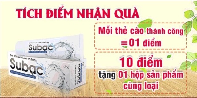 Su bạc (Chính hãng)- Subac giải pháp cho bệnh thuỷ đậu, zona