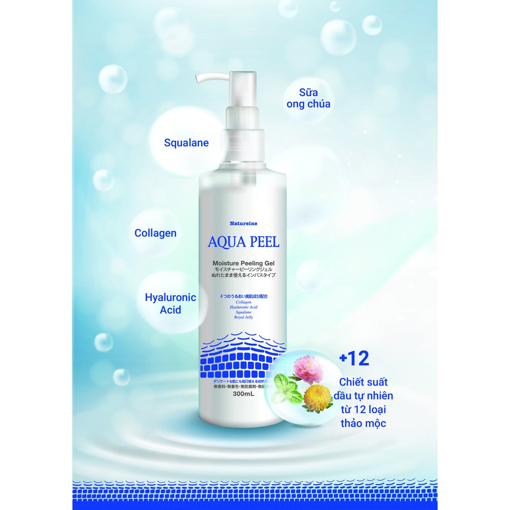 Natureine AQUA PEEL Moisture Peeling Gel - Gel tẩy tế bào da chết, cấp ẩm Nhật Bản - Nhập Chính Hãng | BigBuy360 - bigbuy360.vn