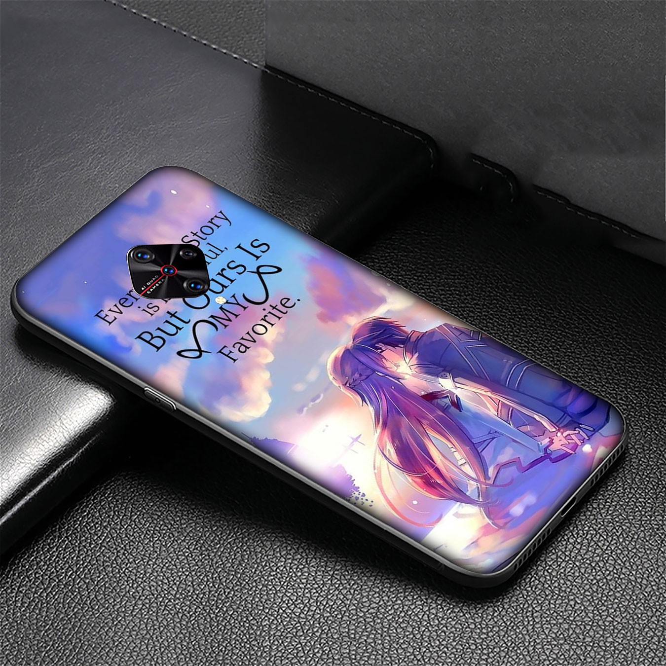 Ốp Điện Thoại Silicon Mềm Hình Sword Art Online Cho Iphone 12 Mini 11 Pro Max 5 5s Xr Se 2020 12 Mini