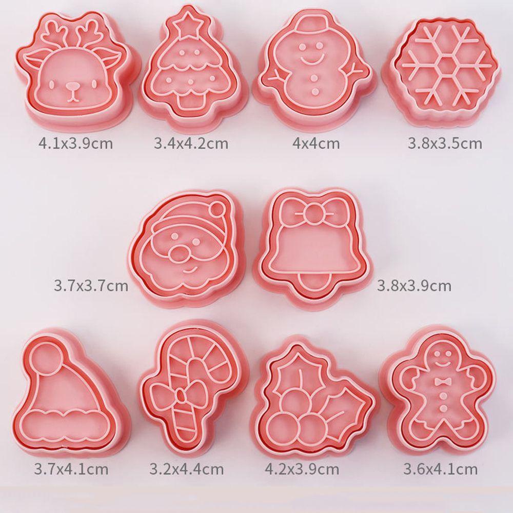 Khuôn Cắt Bánh Quy Chủ Đề Giáng Sinh 3D Độc Đáo