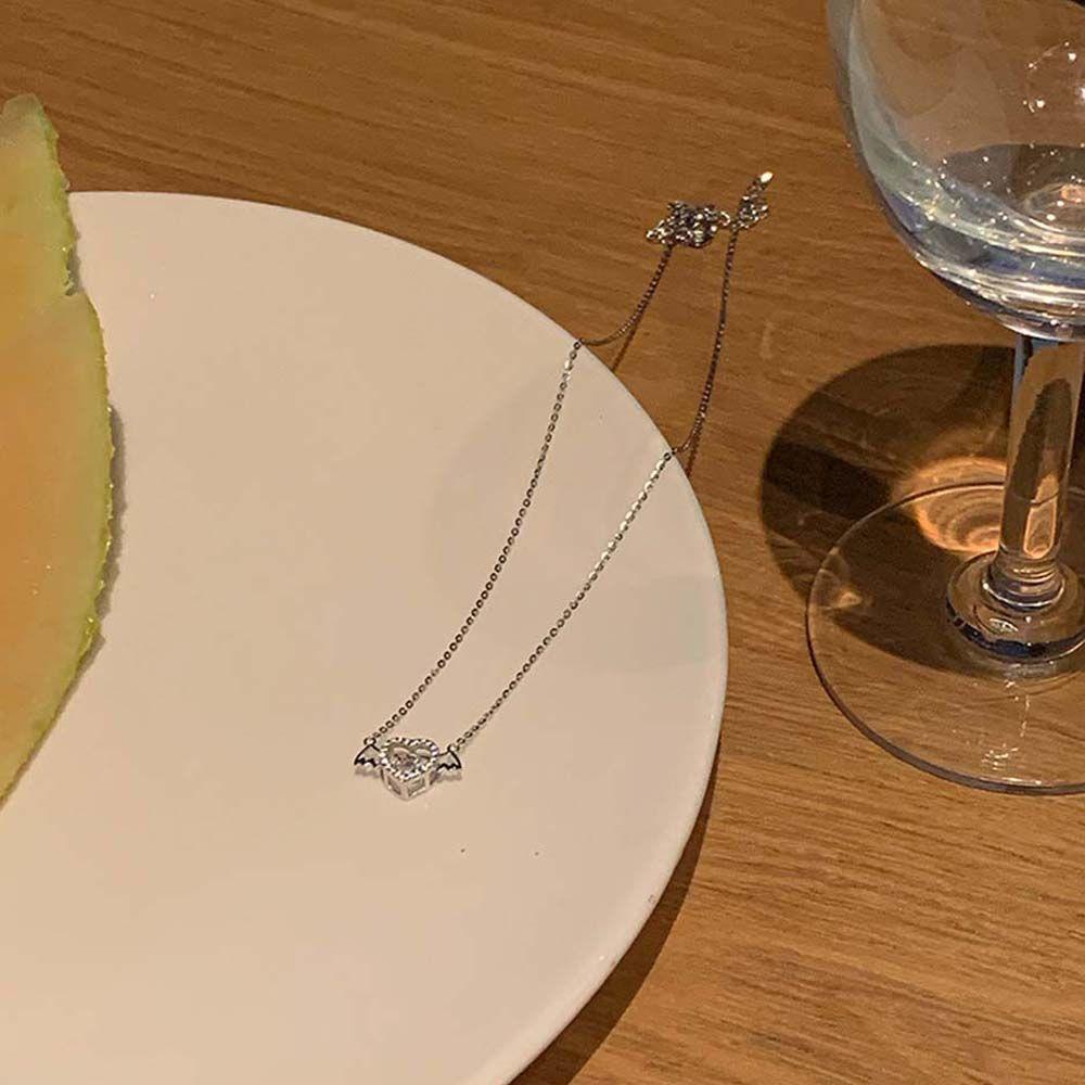 Mxgoods Dây Chuyền Mặt Hình Học Đơn Giản|Vòng Cổ Choker Hình Thiên Thần Nhỏ Cổ Điển Cho Nữ