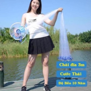 Chài lưới đánh cá 3m chất 8kabsan6