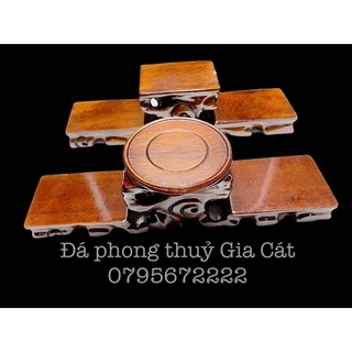 Đế gỗ dài trưng bày phong thuỷ