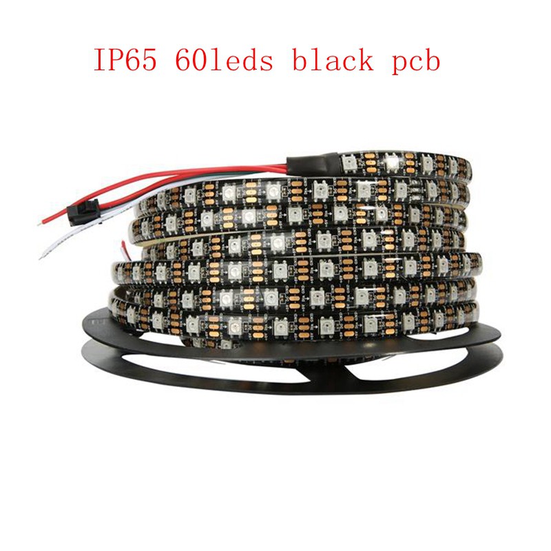 Dây Đèn Led Xnbada 5v 5m Ws2812B 30 / 60leds / M 2812 Pixels Rgb Ws2812 Ic Nhiều Màu Sắc