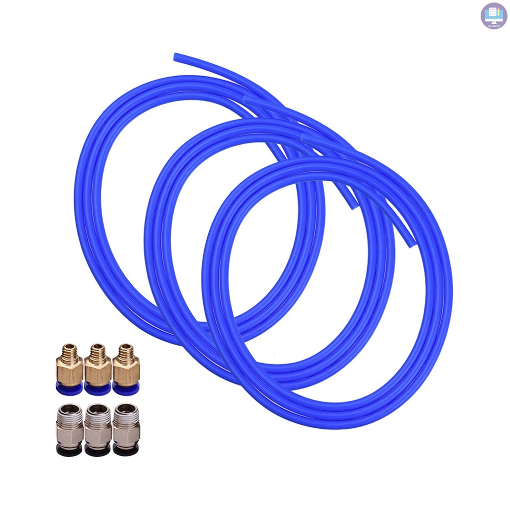 Gm Set 3 Ống Nối Ptfe 1m 1.75mm Pc4-M6 Pc4-01 Cho Máy In 3d