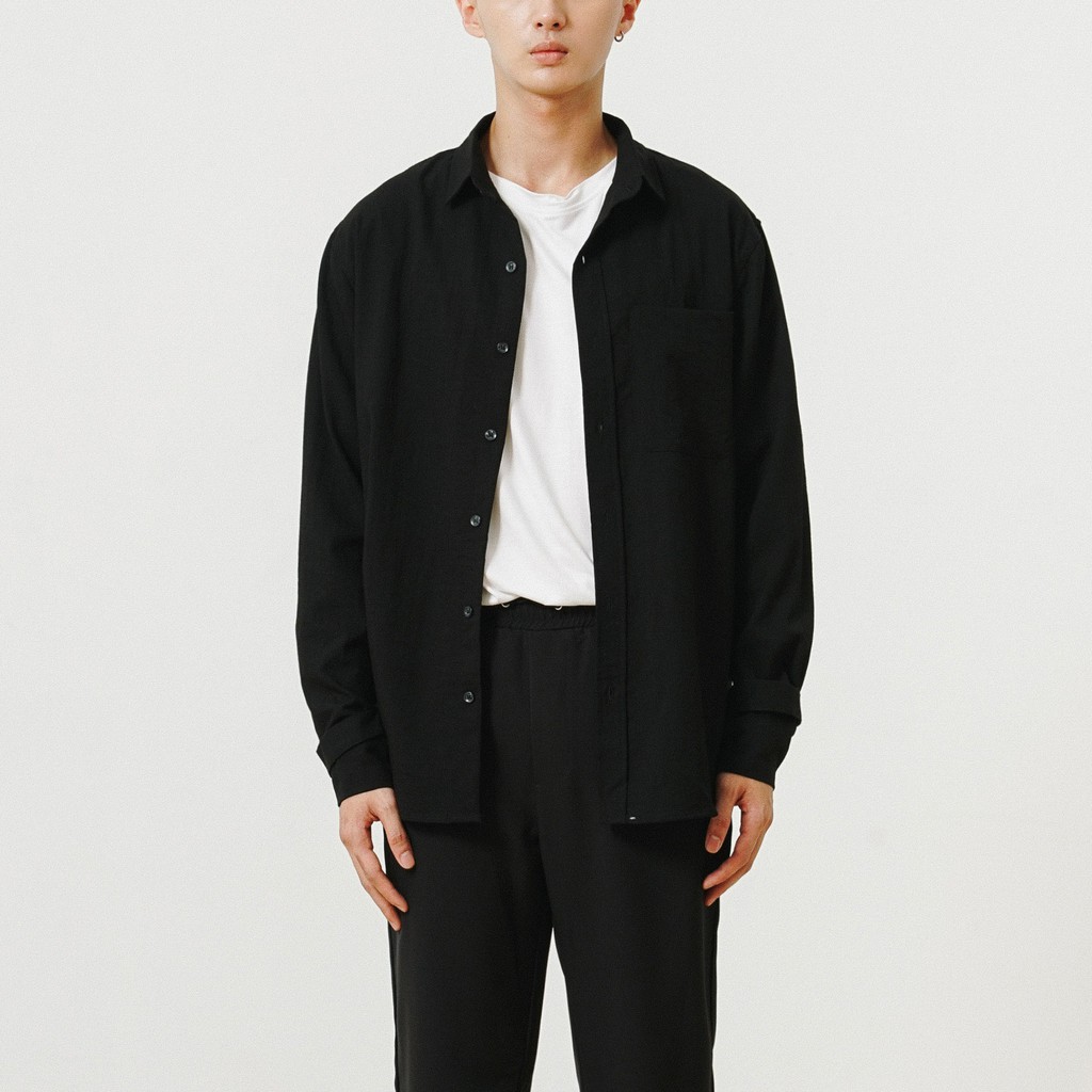 Áo Sơ Mi Dài Tay Cổ Đức Nam Cài Cá UNICUS Innova Shirt | BigBuy360 - bigbuy360.vn