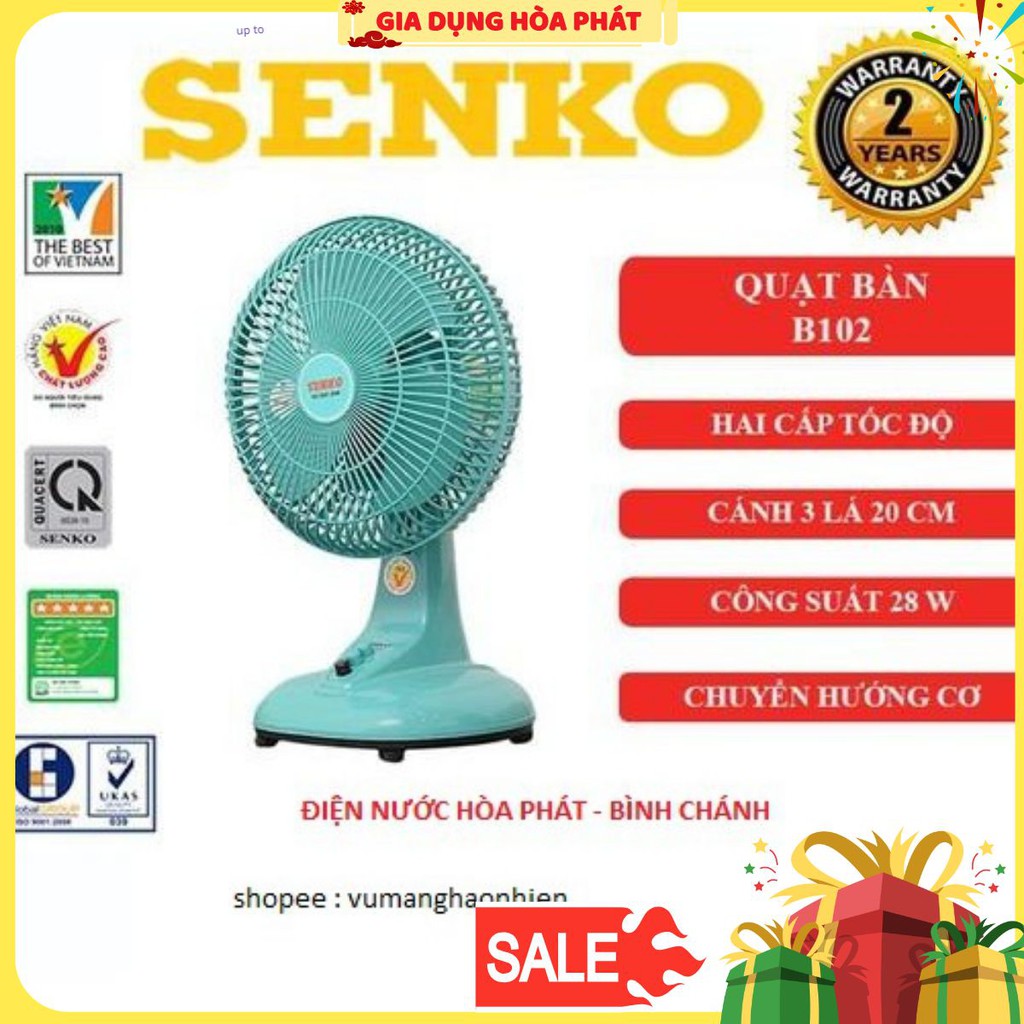 Quạt bàn senko - Quạt điện mini - Quạt bàn mini Senko B102.